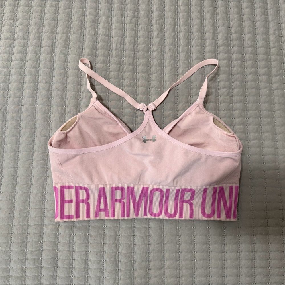 Under Armour Light Pink Sports Bra - Picture 2 of 3